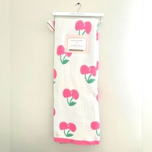 Cupcakes & Cashmere cherry throw blanket
